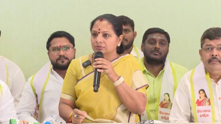 Kavitha Targets Congress After BRS Exit Row