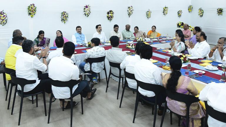 Lokesh addresses MLAs in Assembly