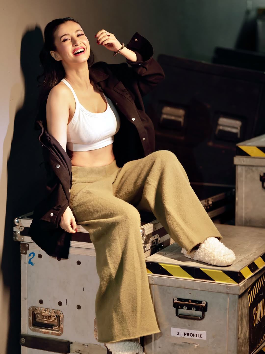 Monami Ghosh Posing With Playful Radiant Smiles!