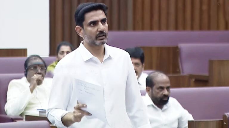 Nara Lokesh in Assembly session