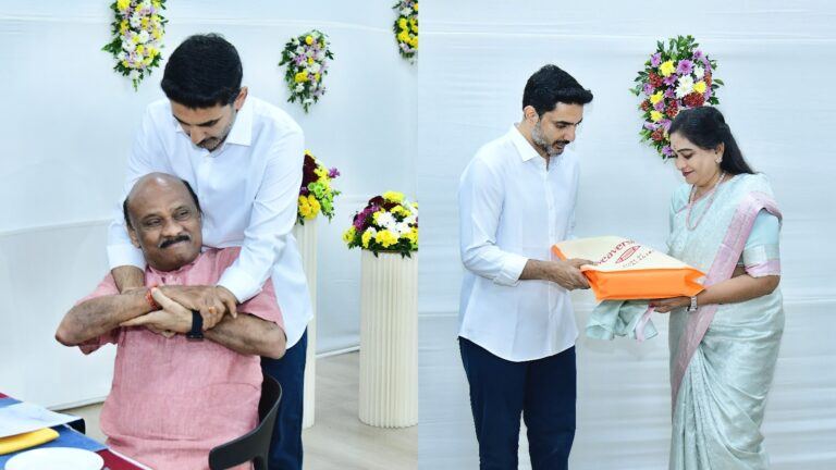 Nara Lokesh’s Humble Gesture Wins Leaders’ Praise