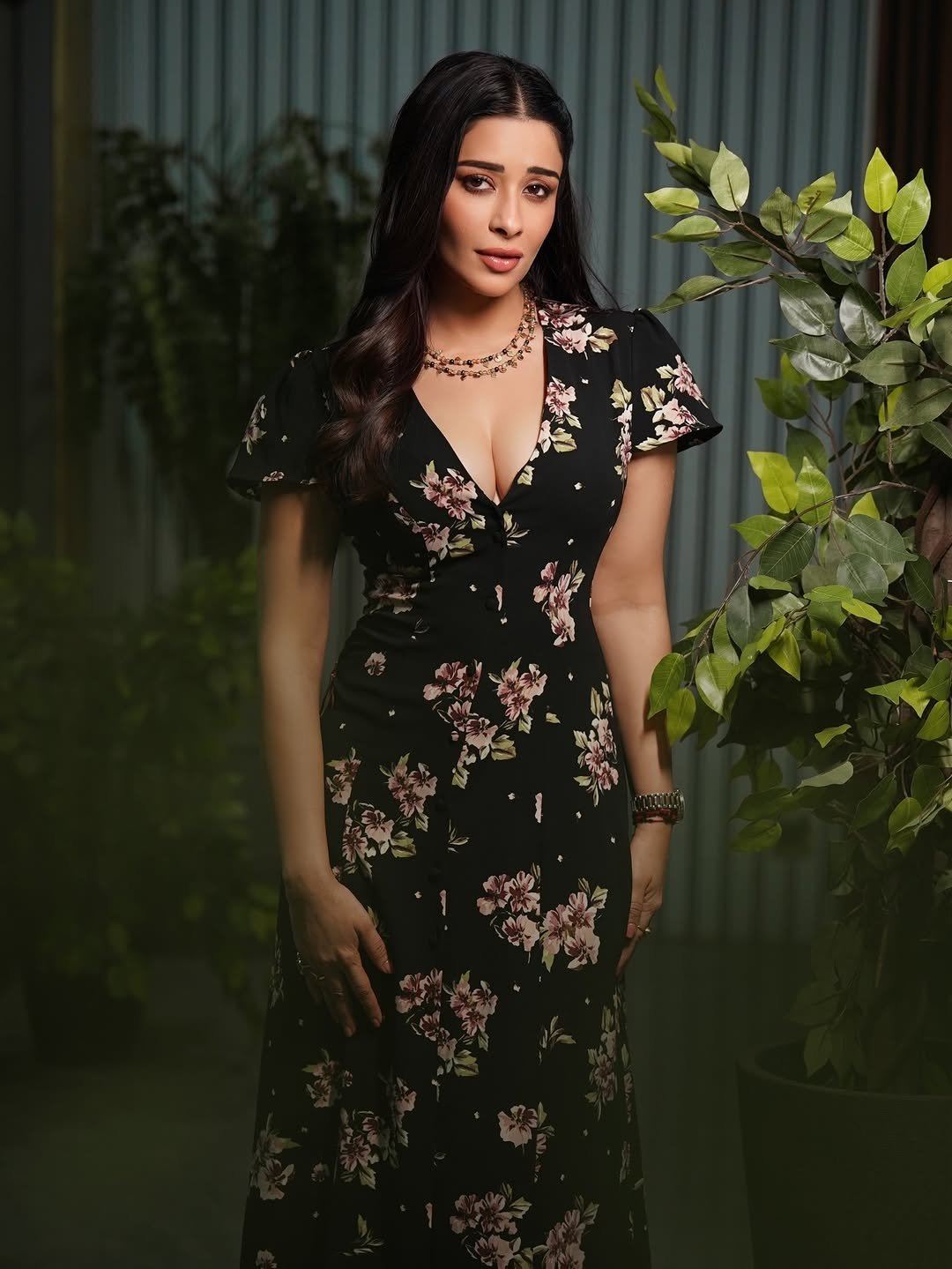 Edgy Floral Print Dress Styled By Nyra Banerjee!!