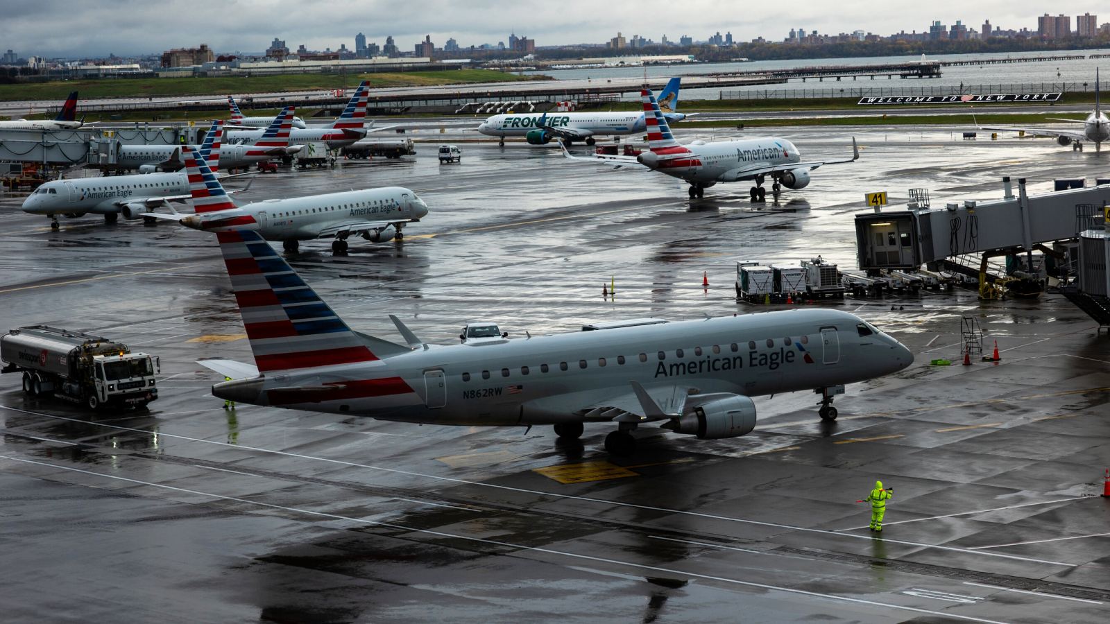 Passengers stranded at major airports