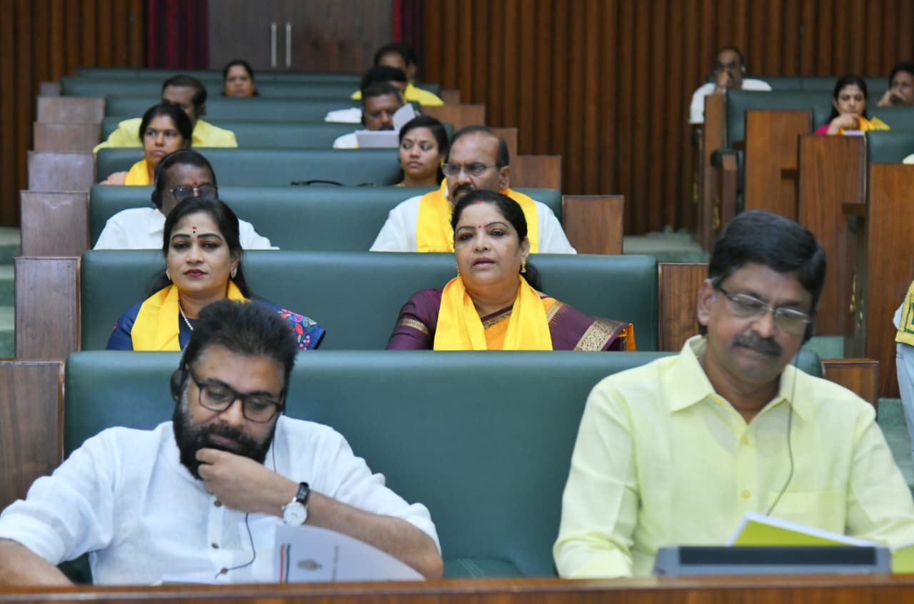 Pawan Kalyan Confident Assembly Pose