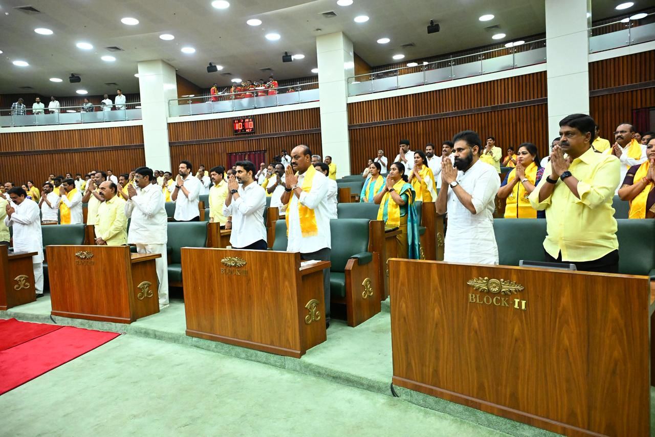 Leaders Standing Tall Inside Assembly