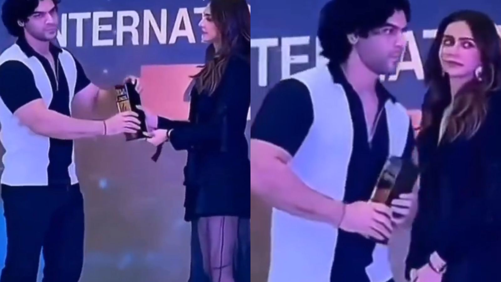 Rakul Preet award stage moment