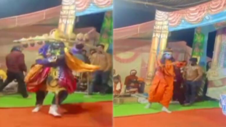 Ramleela stage accident Sonbhadra