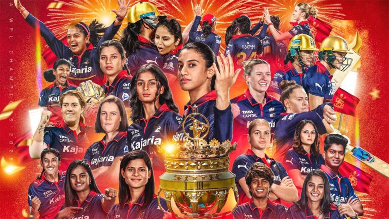 RCB vs DC Final WPL 2026 trophy moment