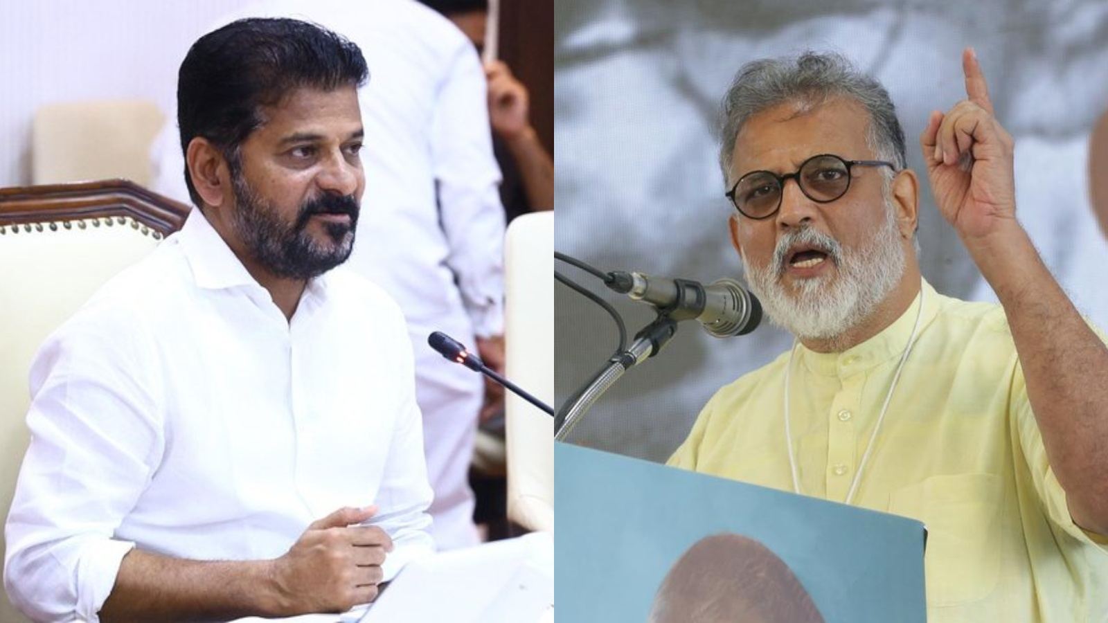 Revanth Reddy Gandhi project row
