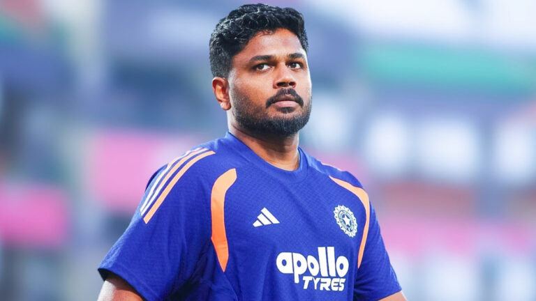 Sanju Samson dismissed vs Namibia