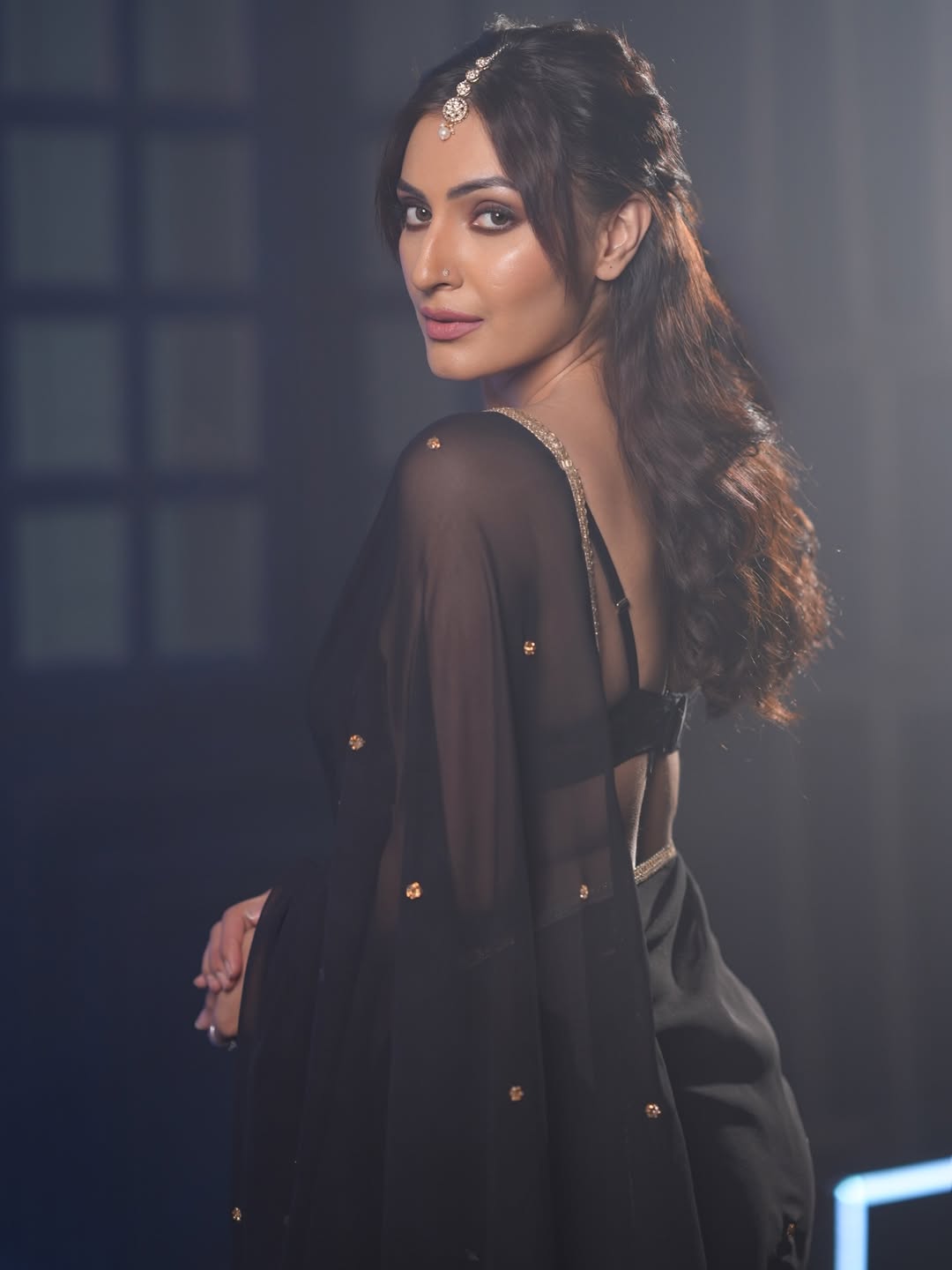 Shivangi Verma Flaunting Grace In Lace Embroidery