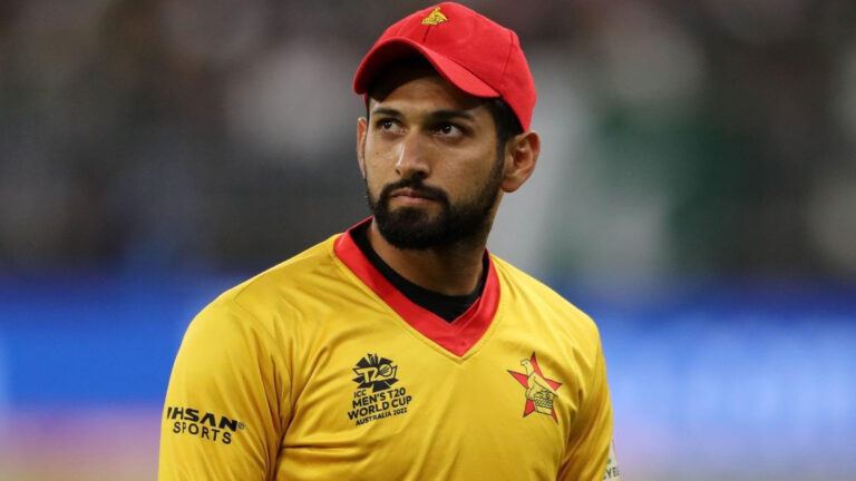 Sikandar Raza before India T20 match