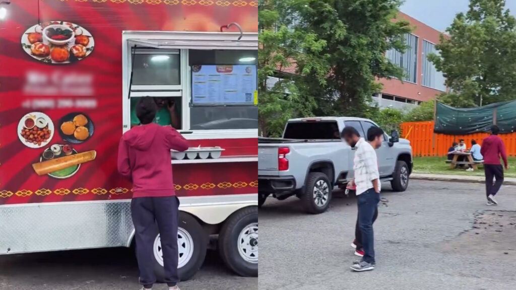 Taste of India food truck in Charlotte