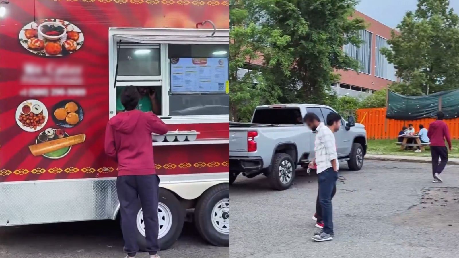Taste of India food truck in Charlotte