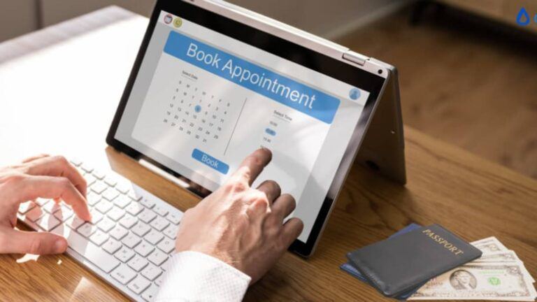 US visa appointment booking process