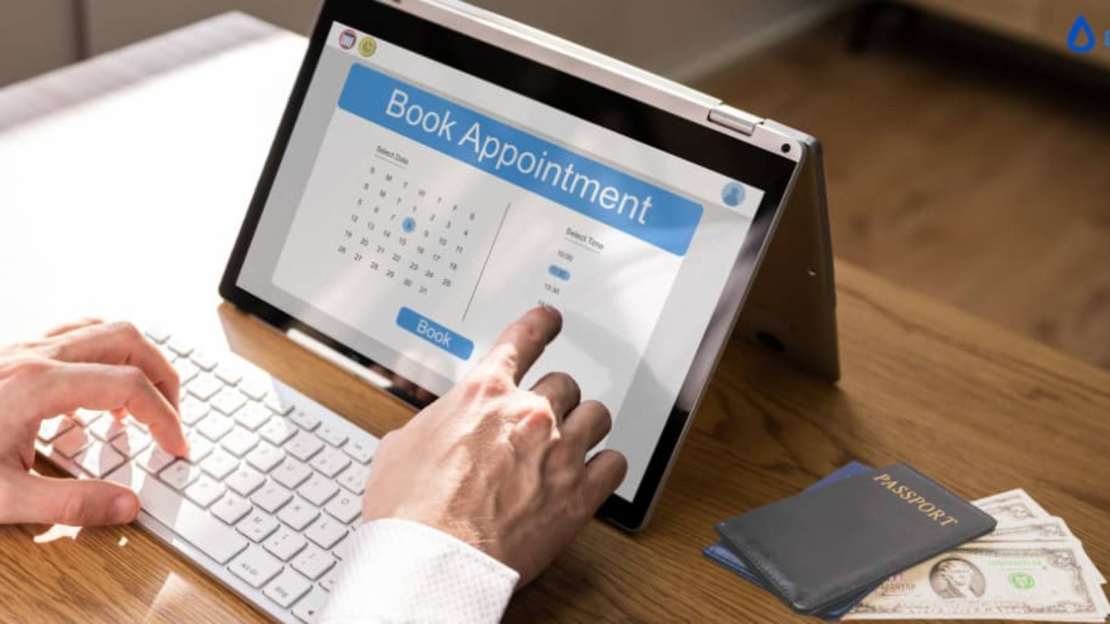 US visa appointment booking process