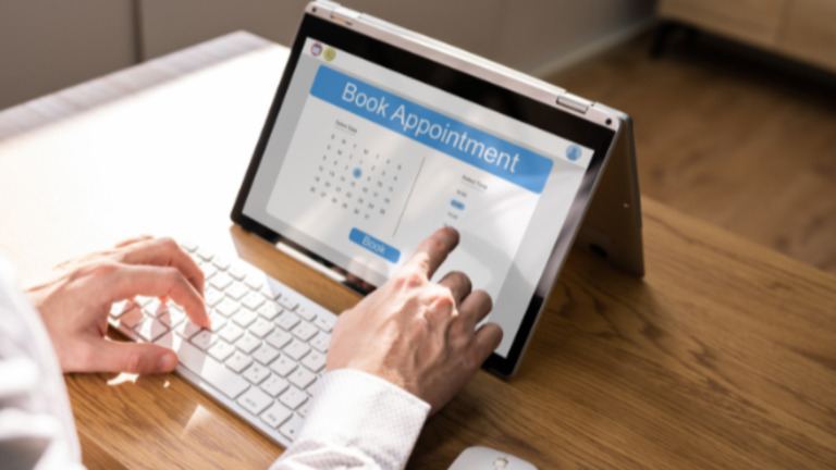 US visa appointment portal screen