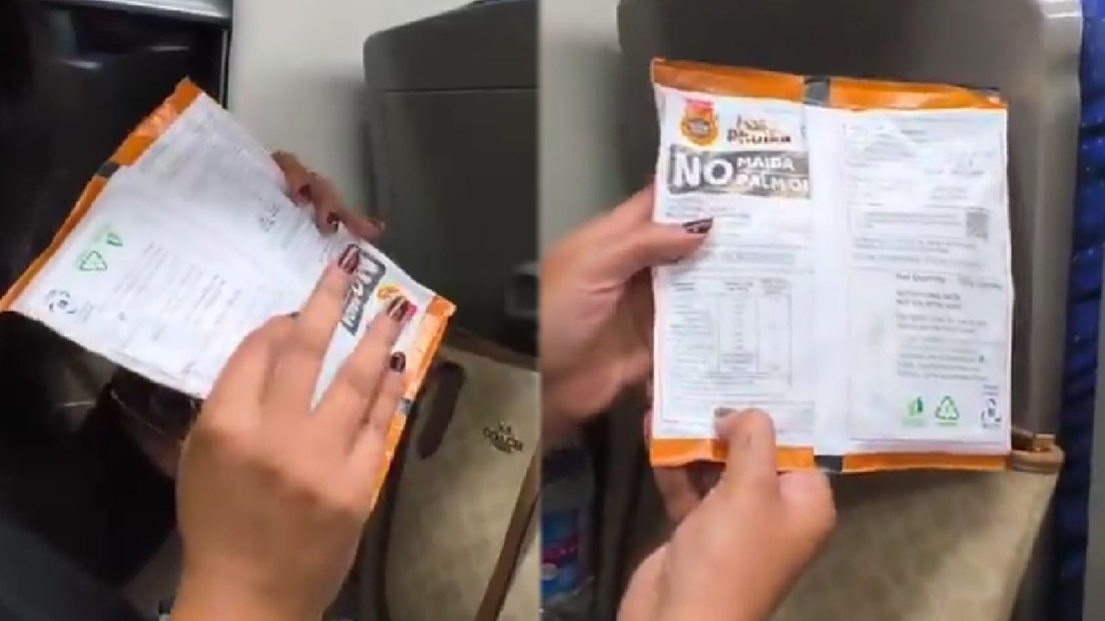 Vande Bharat train meals packaging issue
