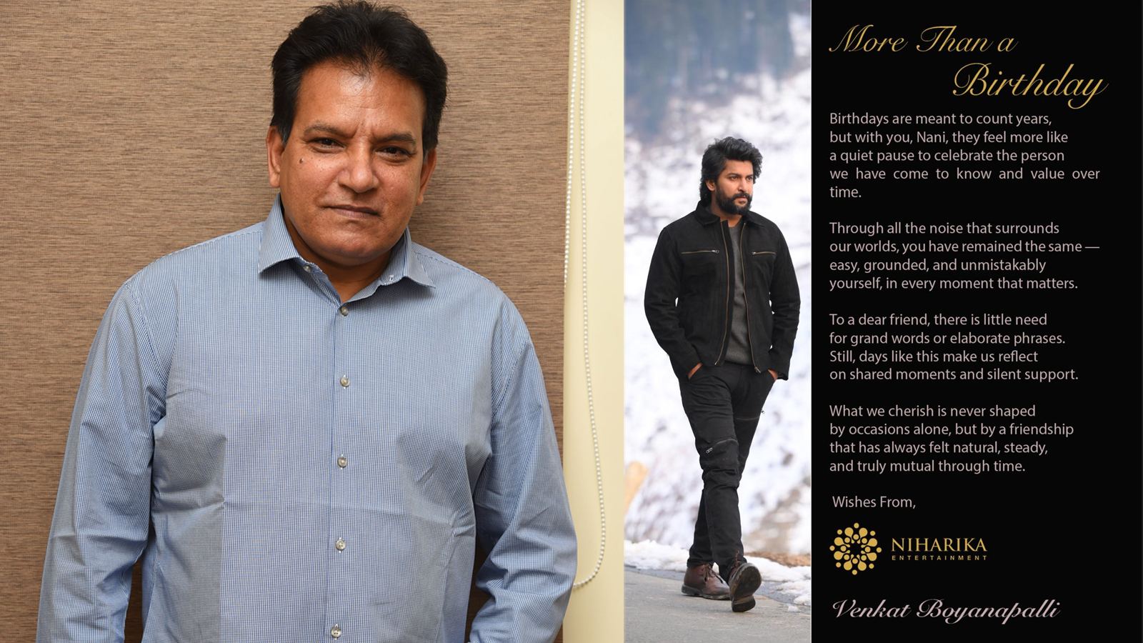 Venkat Boyanapalli's Special Birthday Tribute To Nani