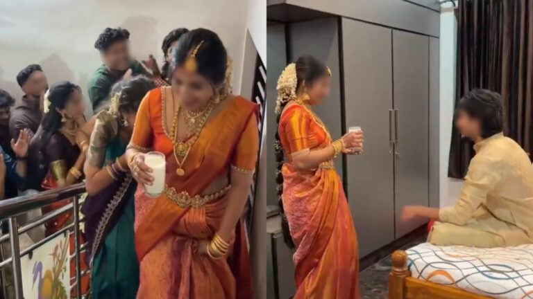 Viral newlyweds reel debate