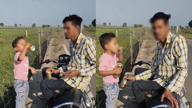 Viral video child endangerment Rajasthan