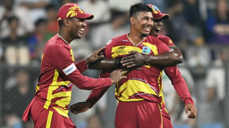 West Indies vs Zimbabwe T20 World Cup match