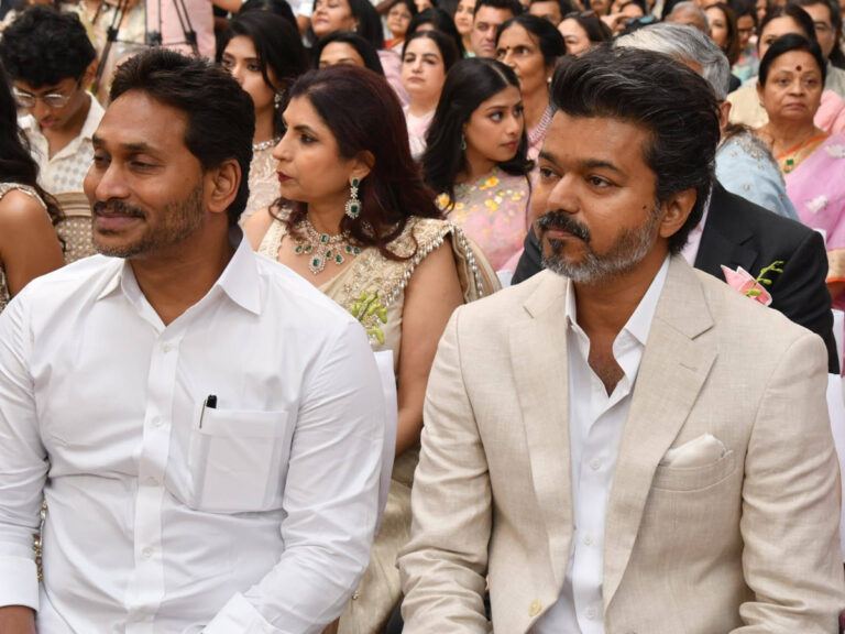 YS Jagan meets Vijay in Chennai