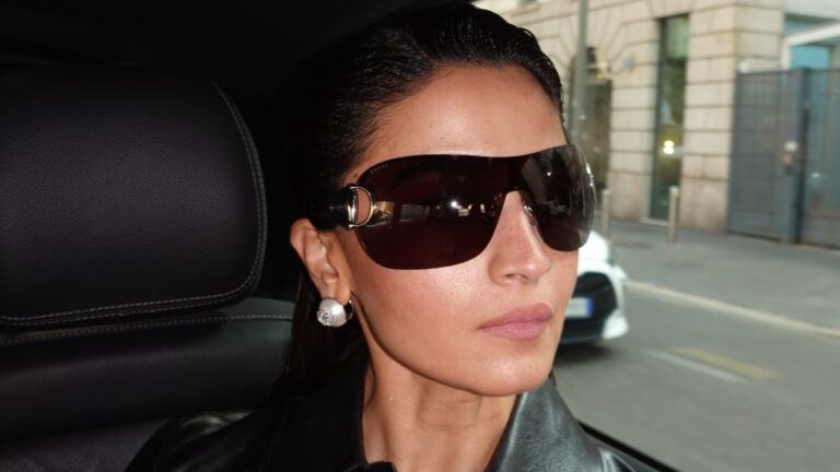 Alia Bhatt Milan Fashion Week Gucci look