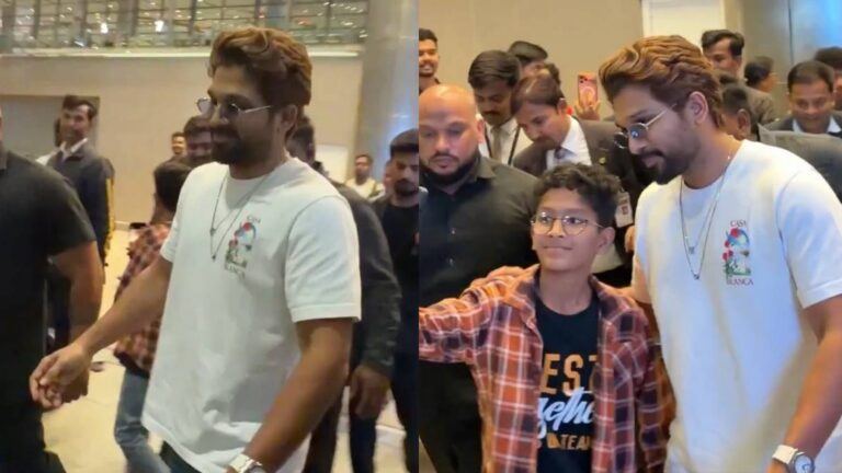 Allu Arjun airport appearance debate
