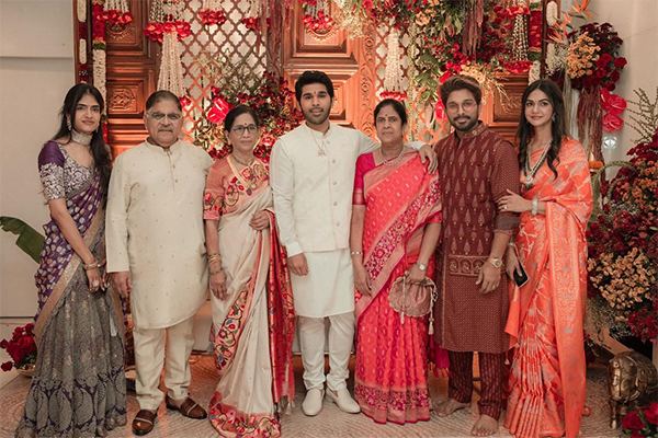 allu sirish bridegroom ceremony