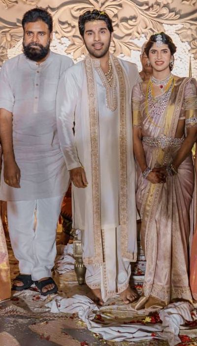 Celeb Glam Turns Allu Sirish-Nayanika Wedding Into Star Fest