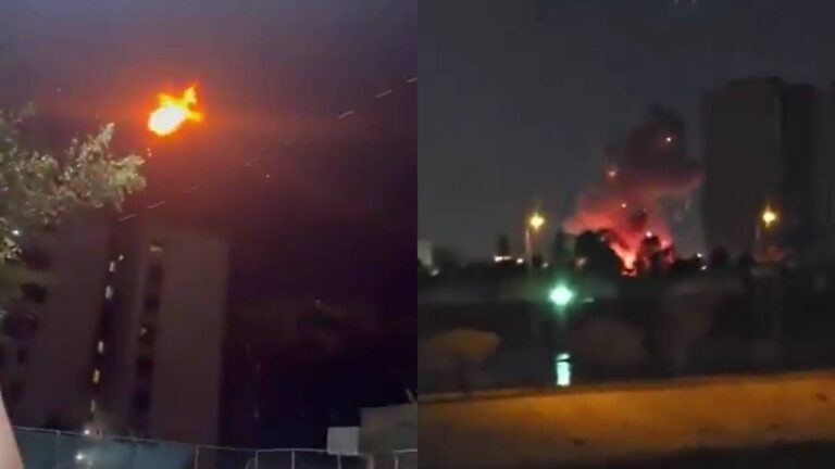 Baghdad US embassy Iran drone attack visuals