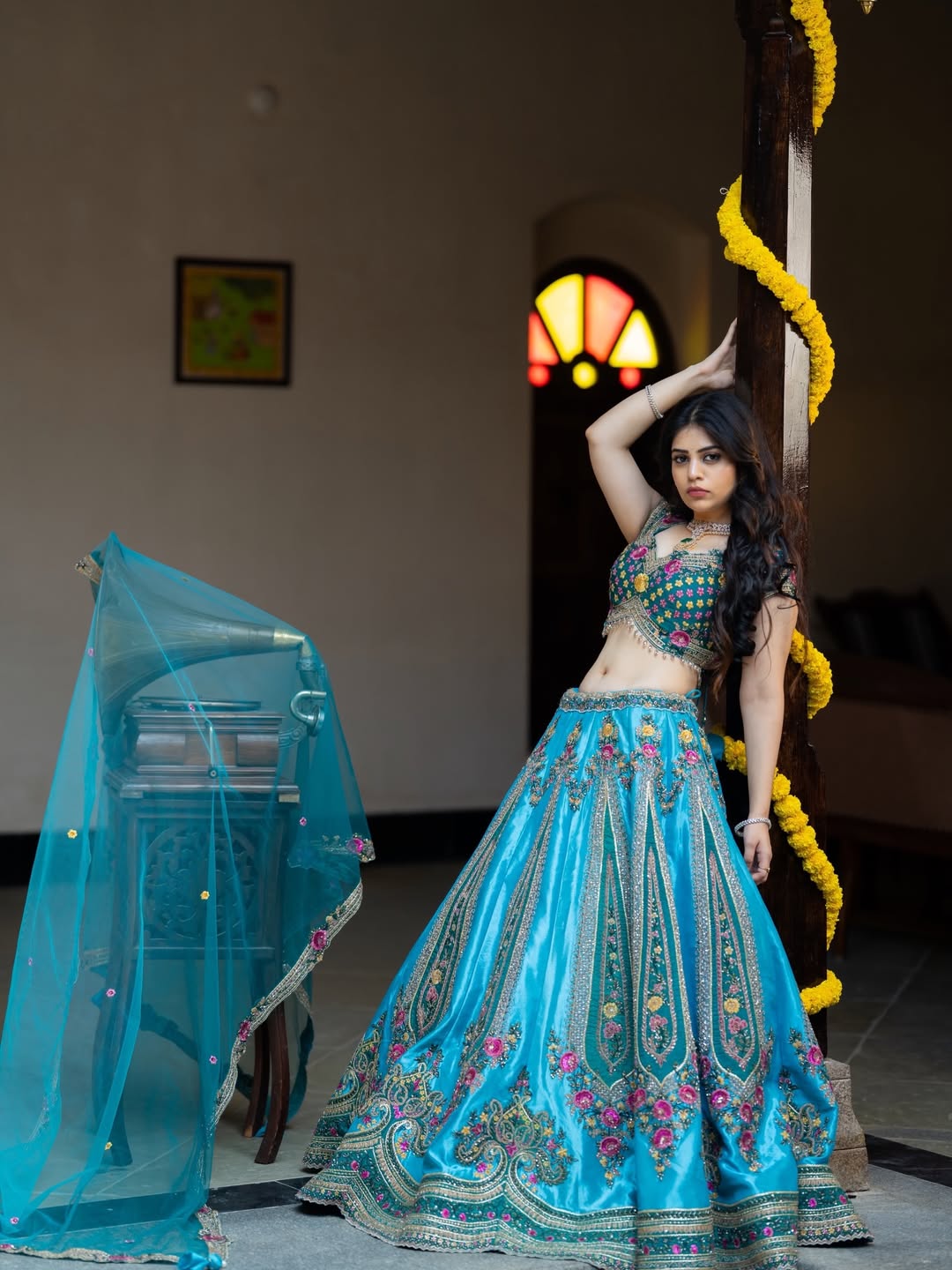 Bandhavi Sridhar Posing With Chic Navel Accent