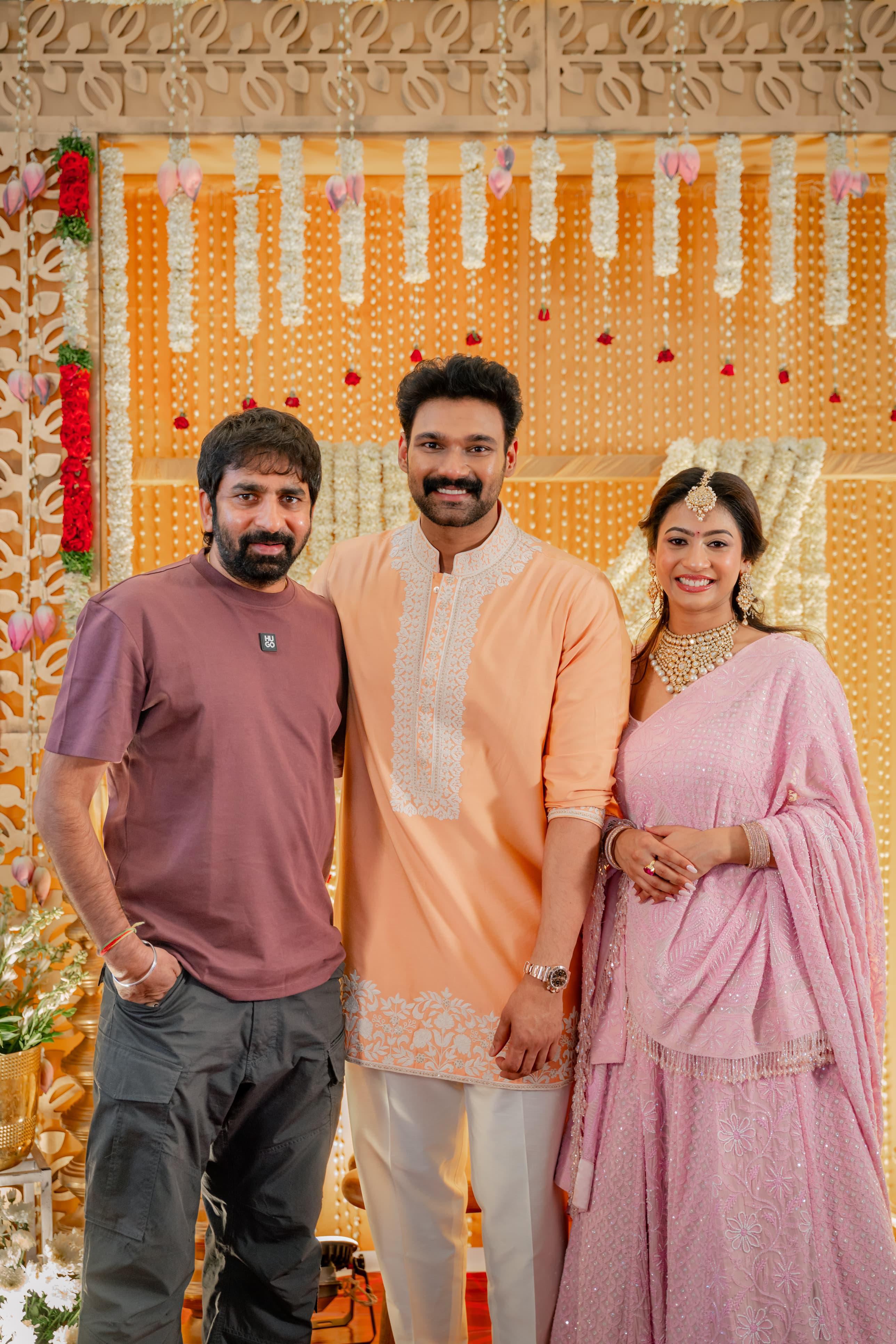 Bellamkonda Sai Srinivas Kavya Reddy Engagement
