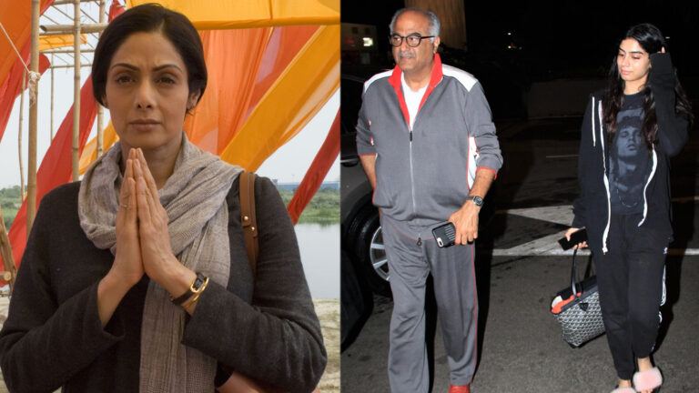 Khushi Kapoor on Mom 2 sets