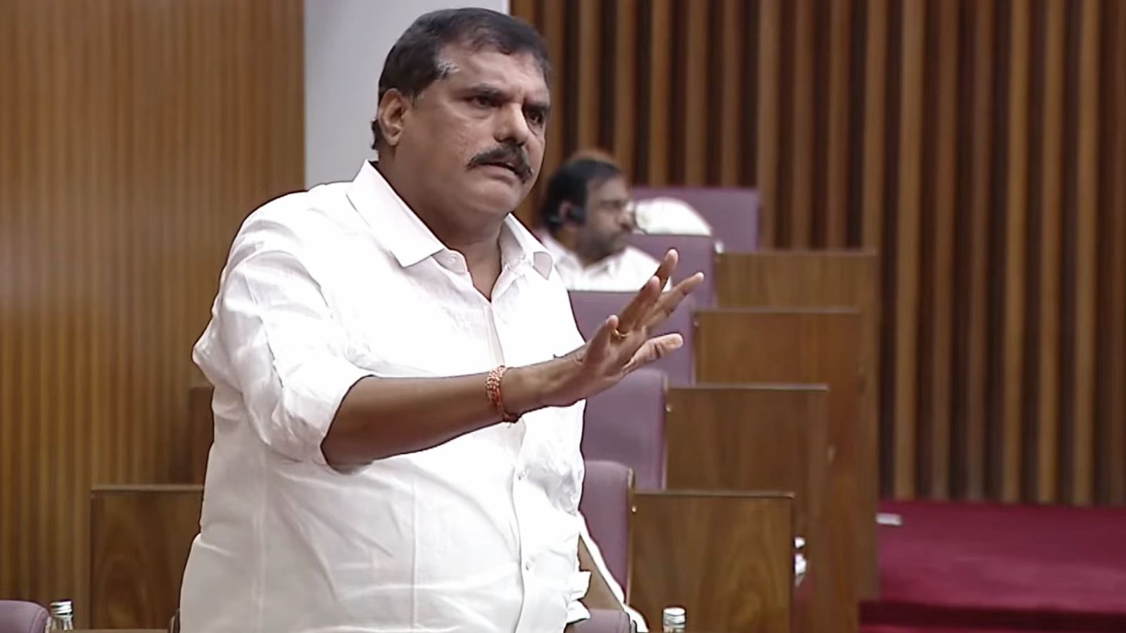 Botsa Satyanarayana health scare in Council