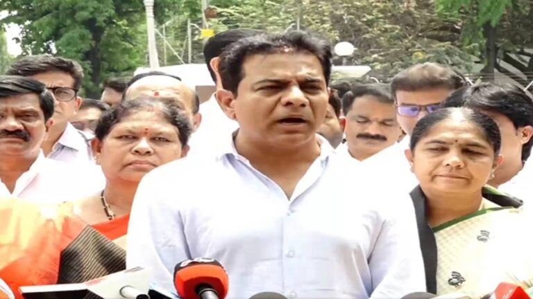 BRS leaders meet at KTR residence