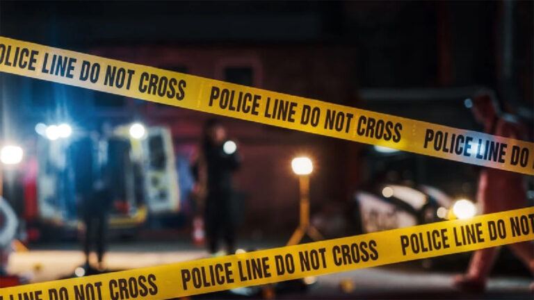 Surrey shooting police investigation scene