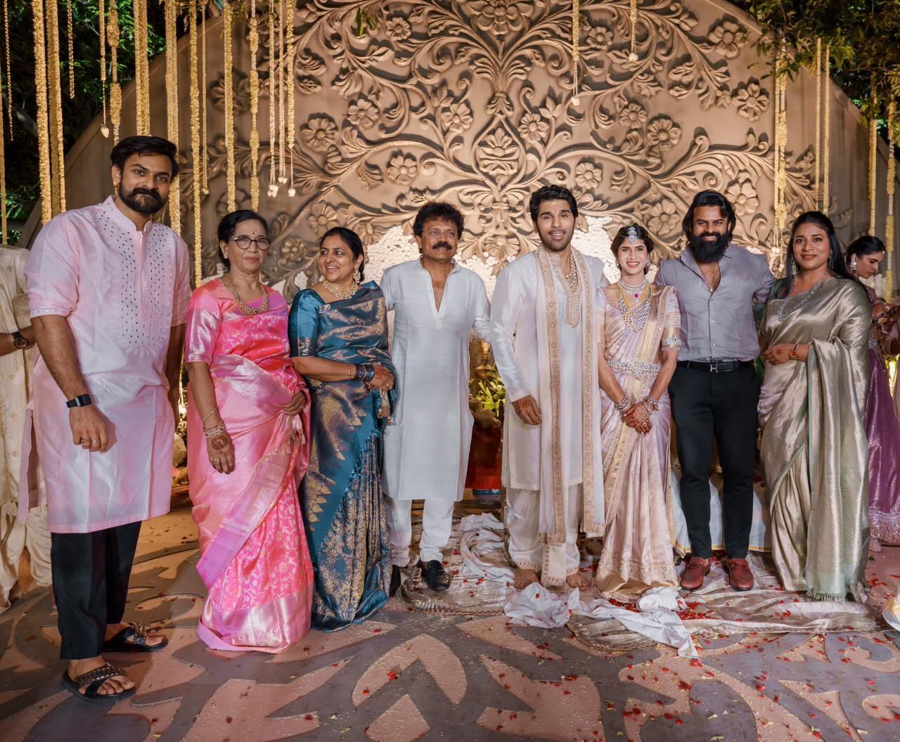 Tollywood Icons At Grand Hyderabad Wedding