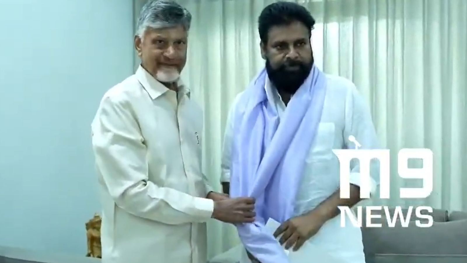 Chandrababu and Pawan Kalyan meeting