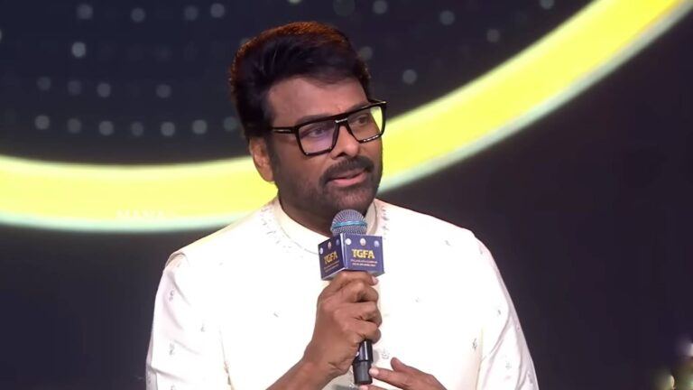 Chiranjeevi at Gaddar Awards speech