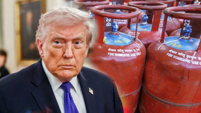 Cooking gas cylinders stacked showing LPG price hike impact in India