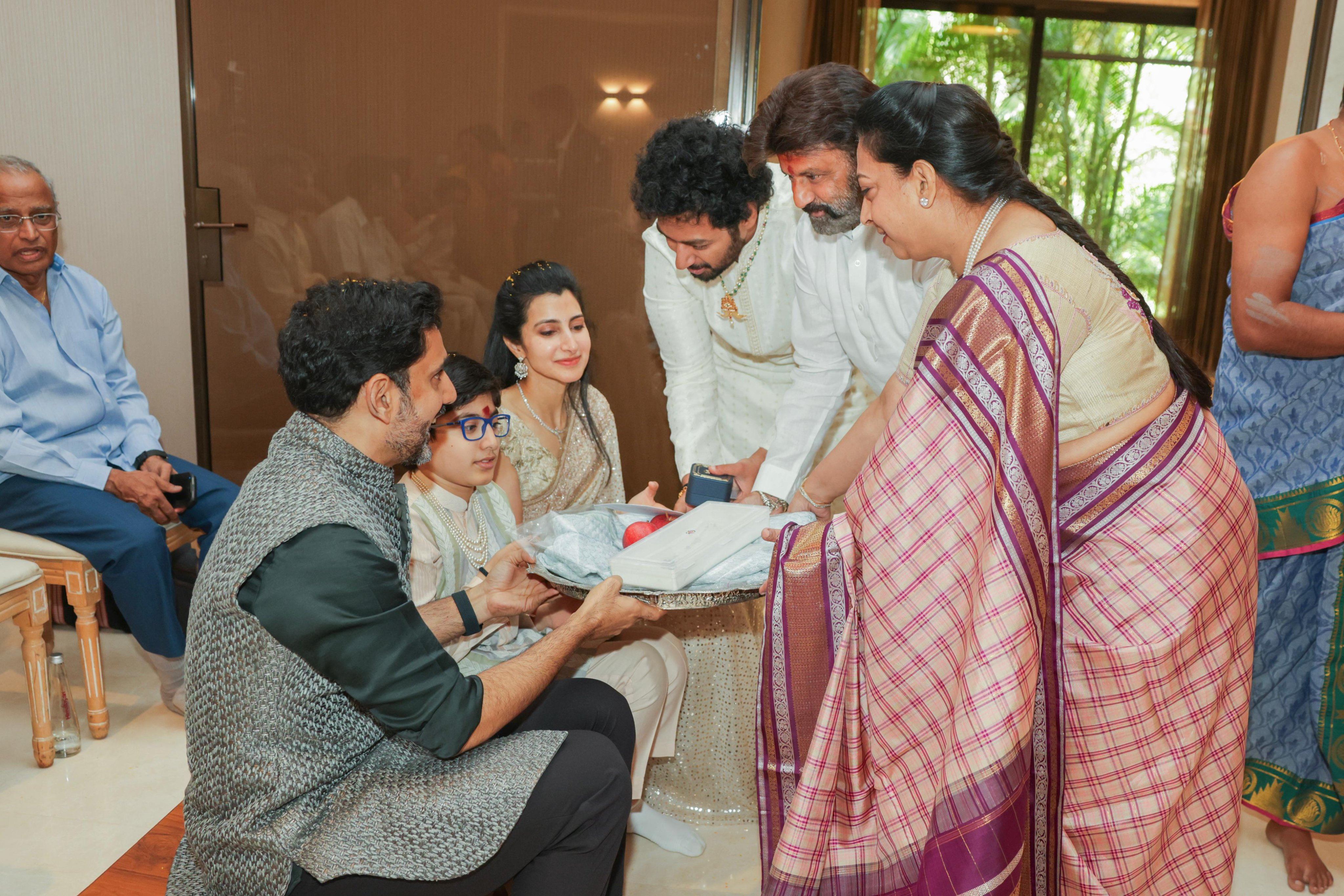 Nandamuri Balakrishna At Nara Family Ceremony