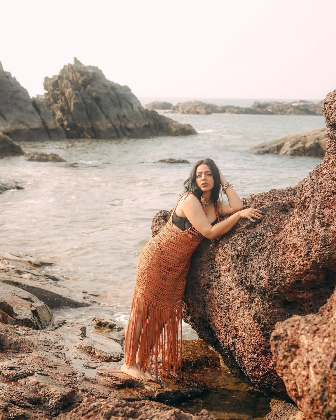 Deviyani Sharma Styling A Trendy Fringe Dress