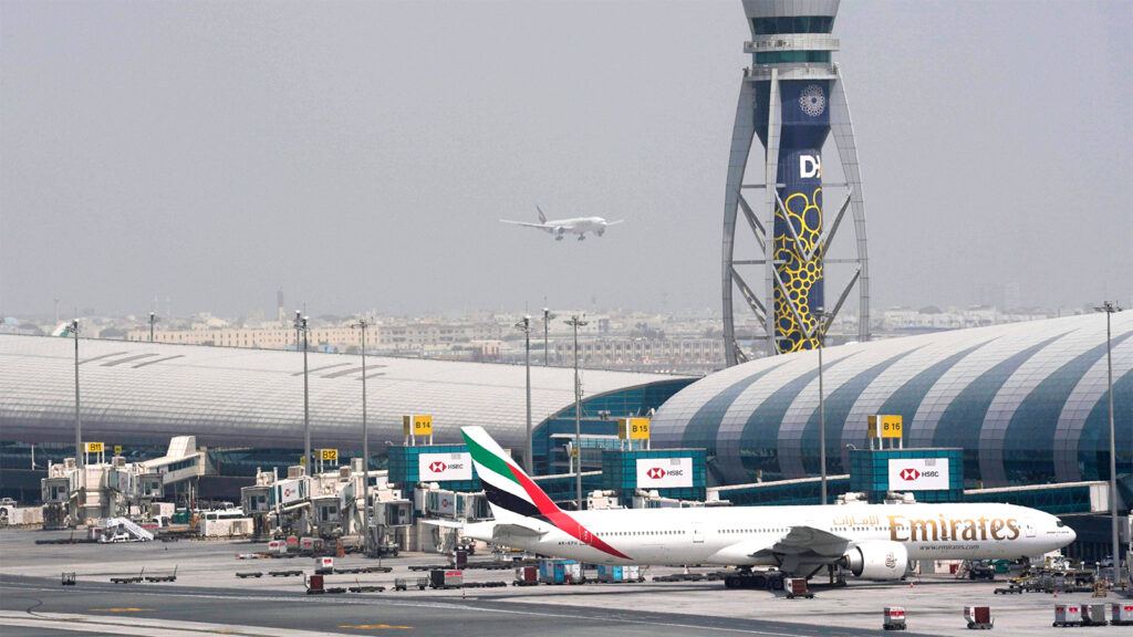 Drone strike near Dubai International Airport