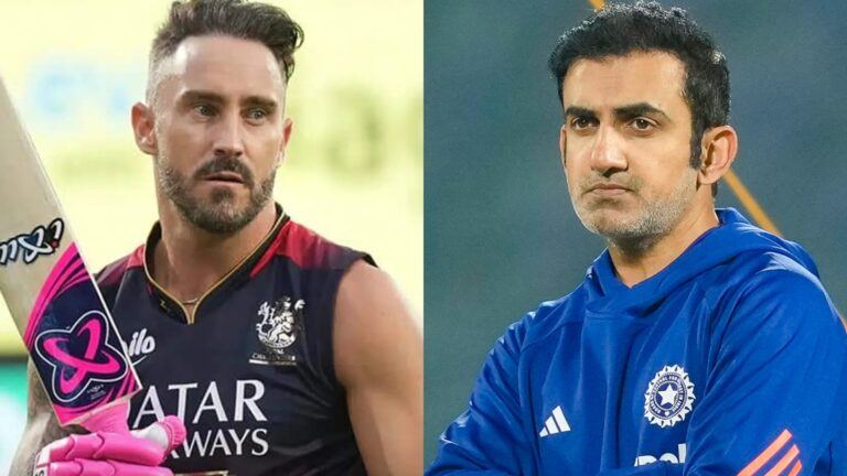 Faf du Plessis on Gautam Gambhir