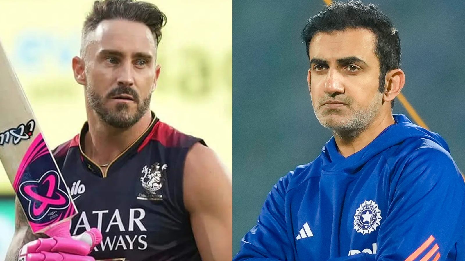 Faf du Plessis on Gautam Gambhir