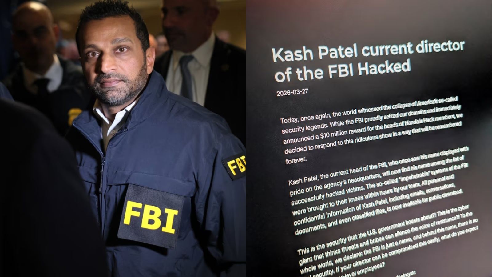 FBI chief email hack cybersecurity breach