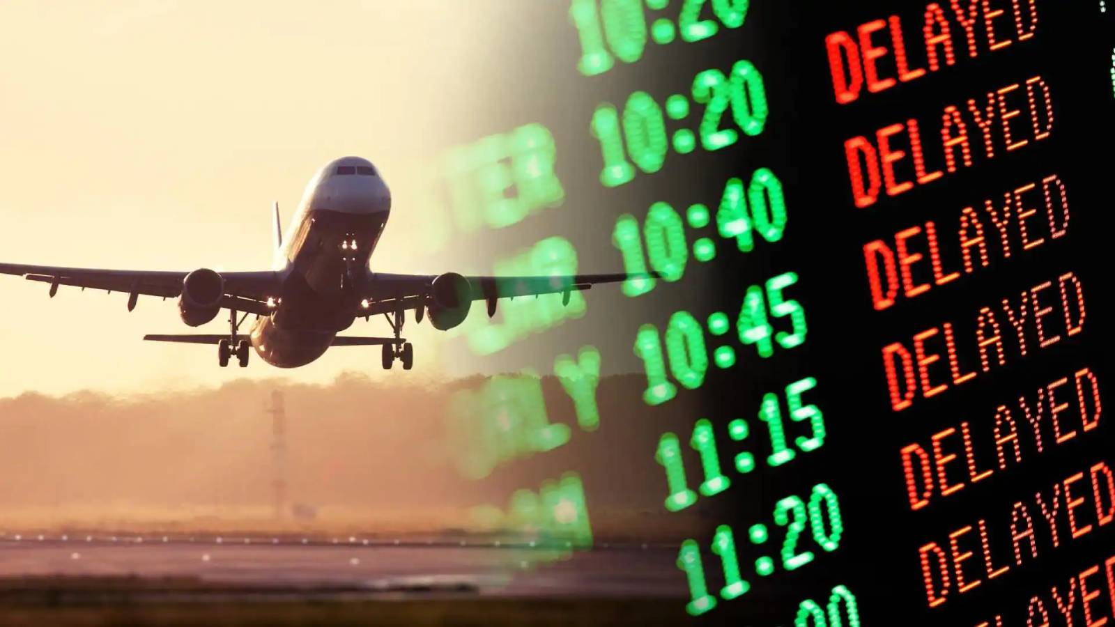 flight delay passenger frustration