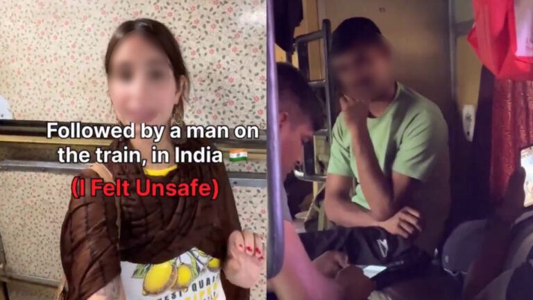 Foreign tourist train safety video India